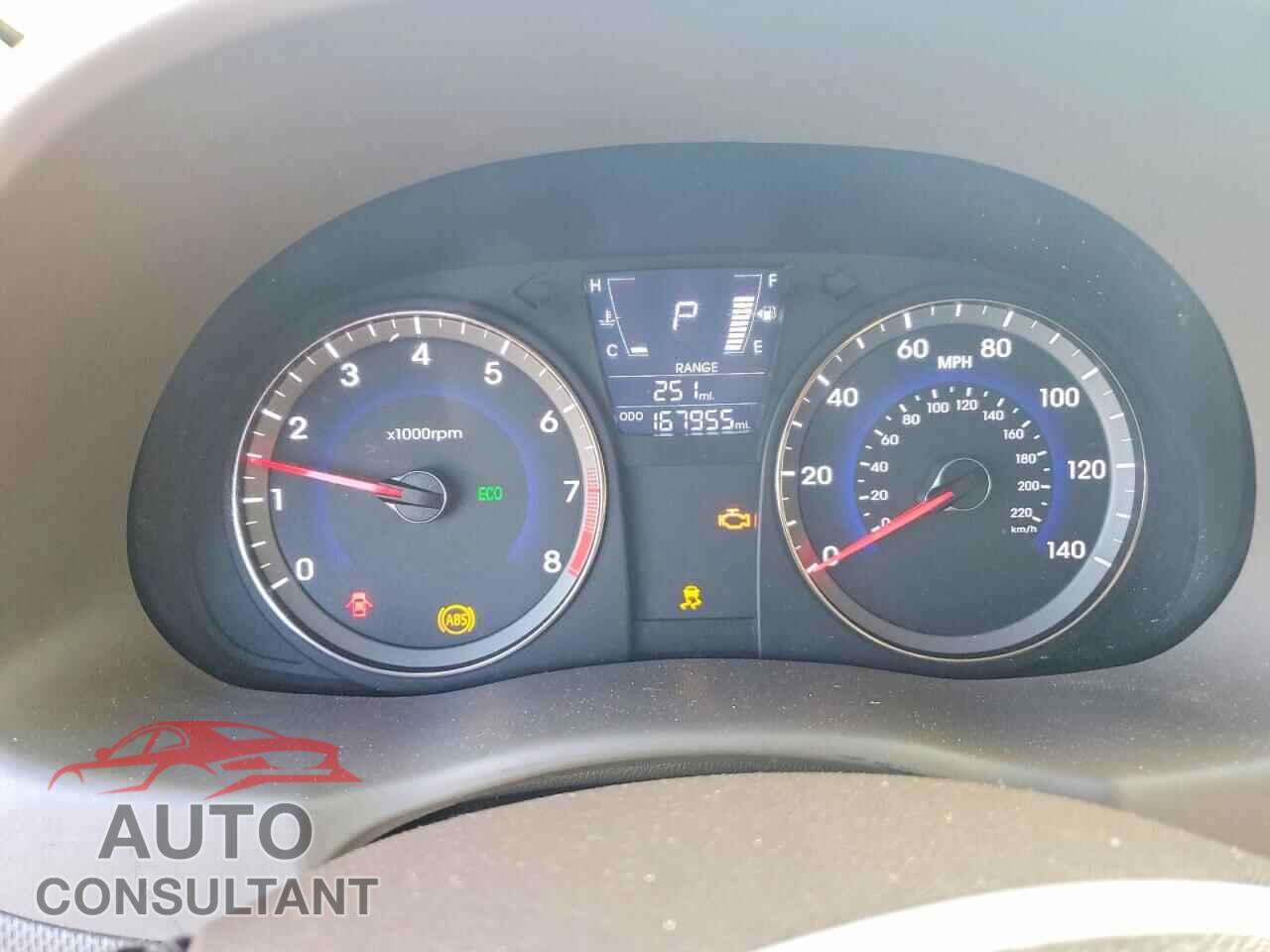 HYUNDAI ACCENT 2012 - KMHCU4AE6CU171685