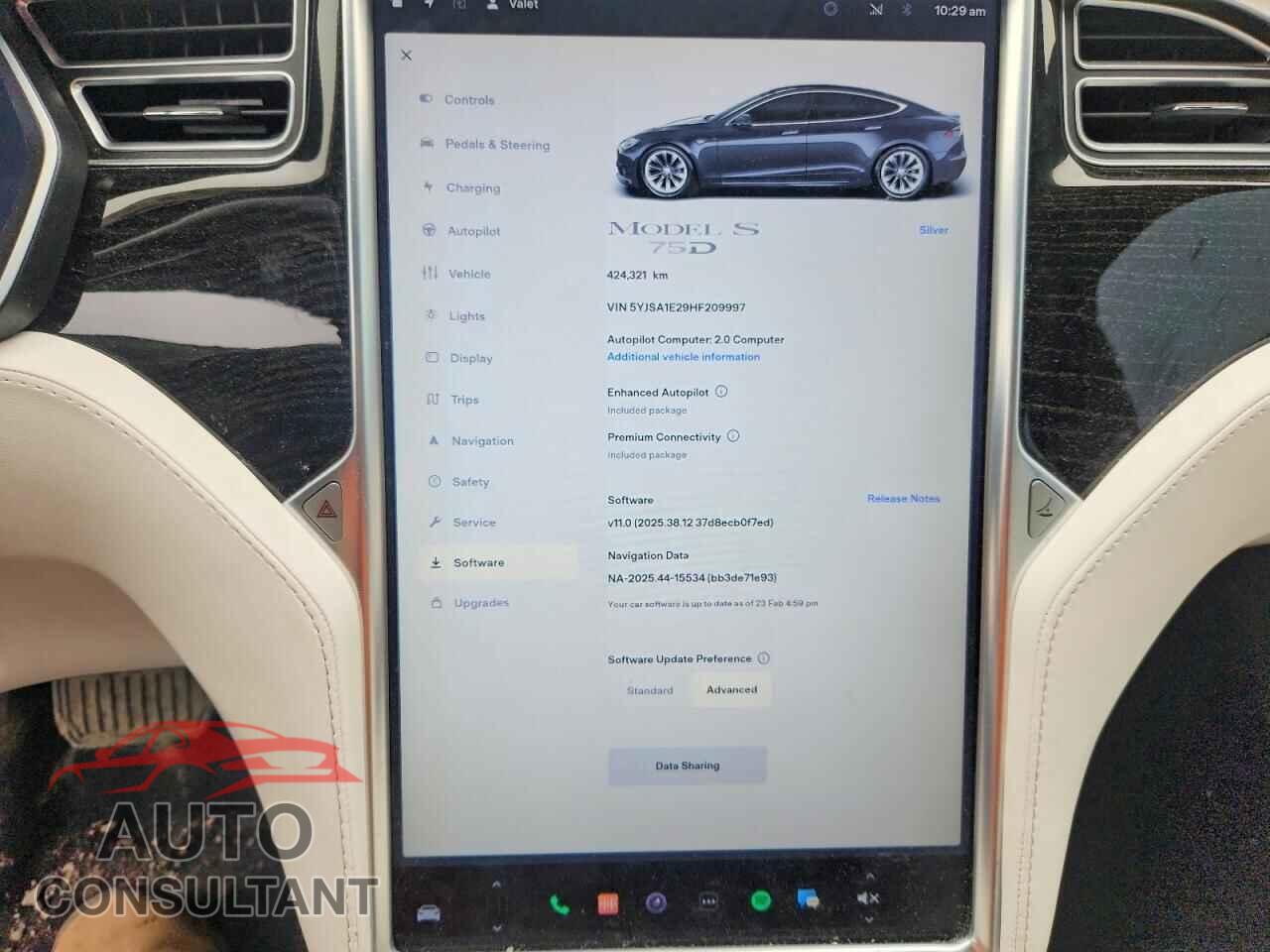 TESLA MODEL S 2017 - 5YJSA1E29HF209997