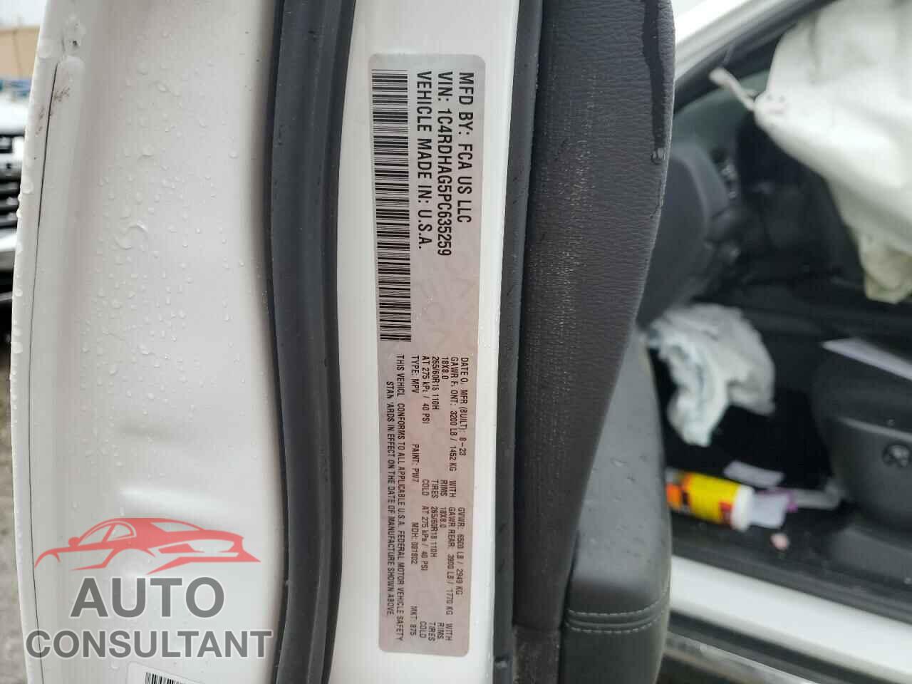 DODGE DURANGO 2023 - 1C4RDHAG5PC635259