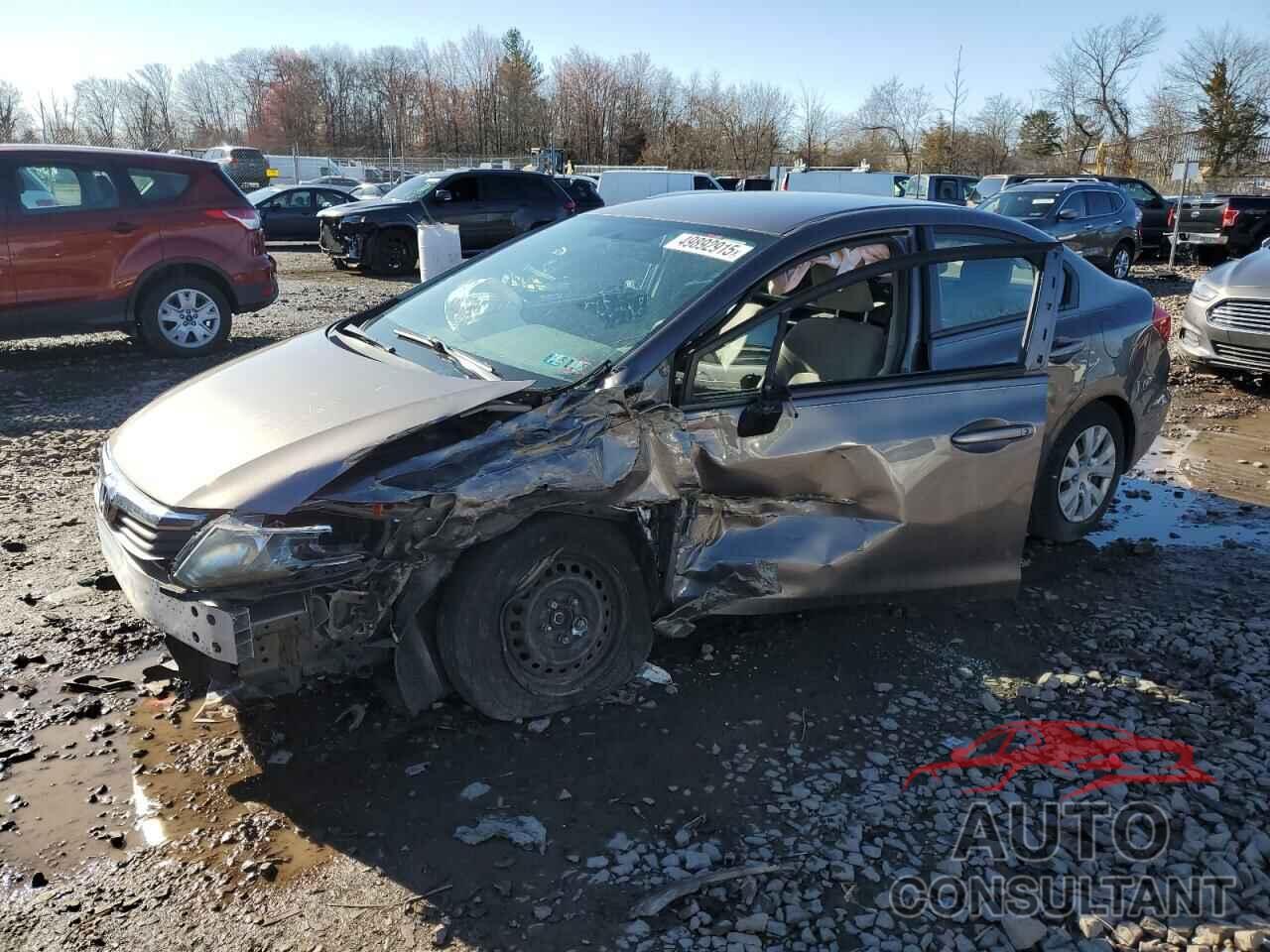 HONDA CIVIC 2012 - 19XFB2F52CE379680