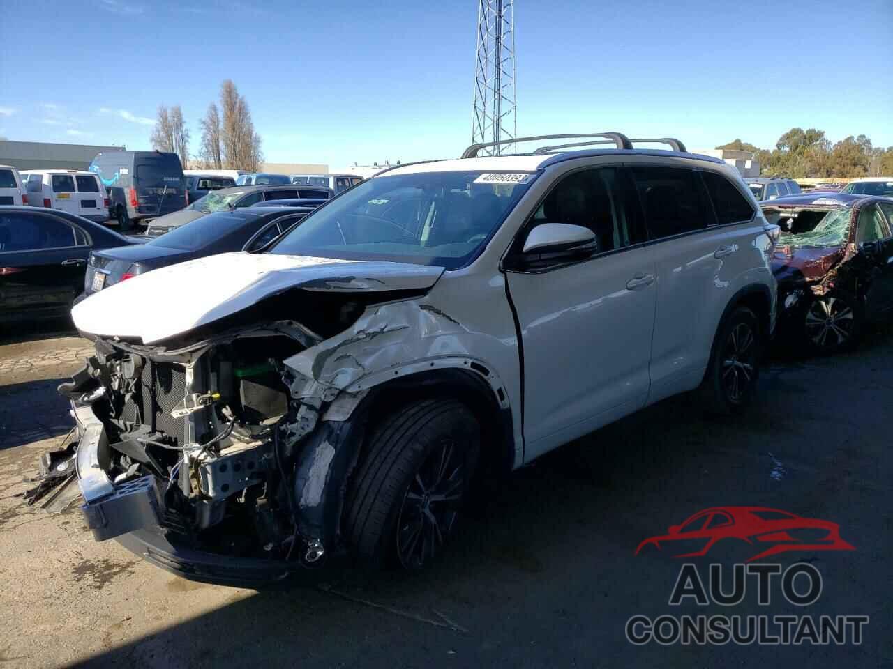 TOYOTA HIGHLANDER 2016 - 5TDJKRFH1GS331645