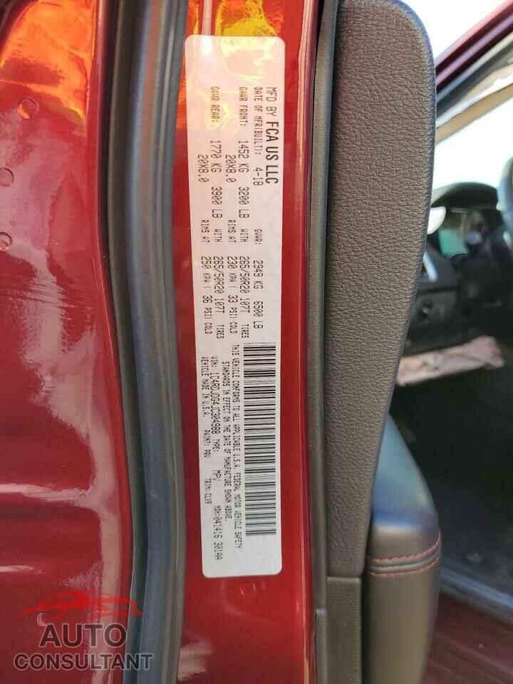 DODGE DURANGO 2018 - 1C4RDJDG4JC304988
