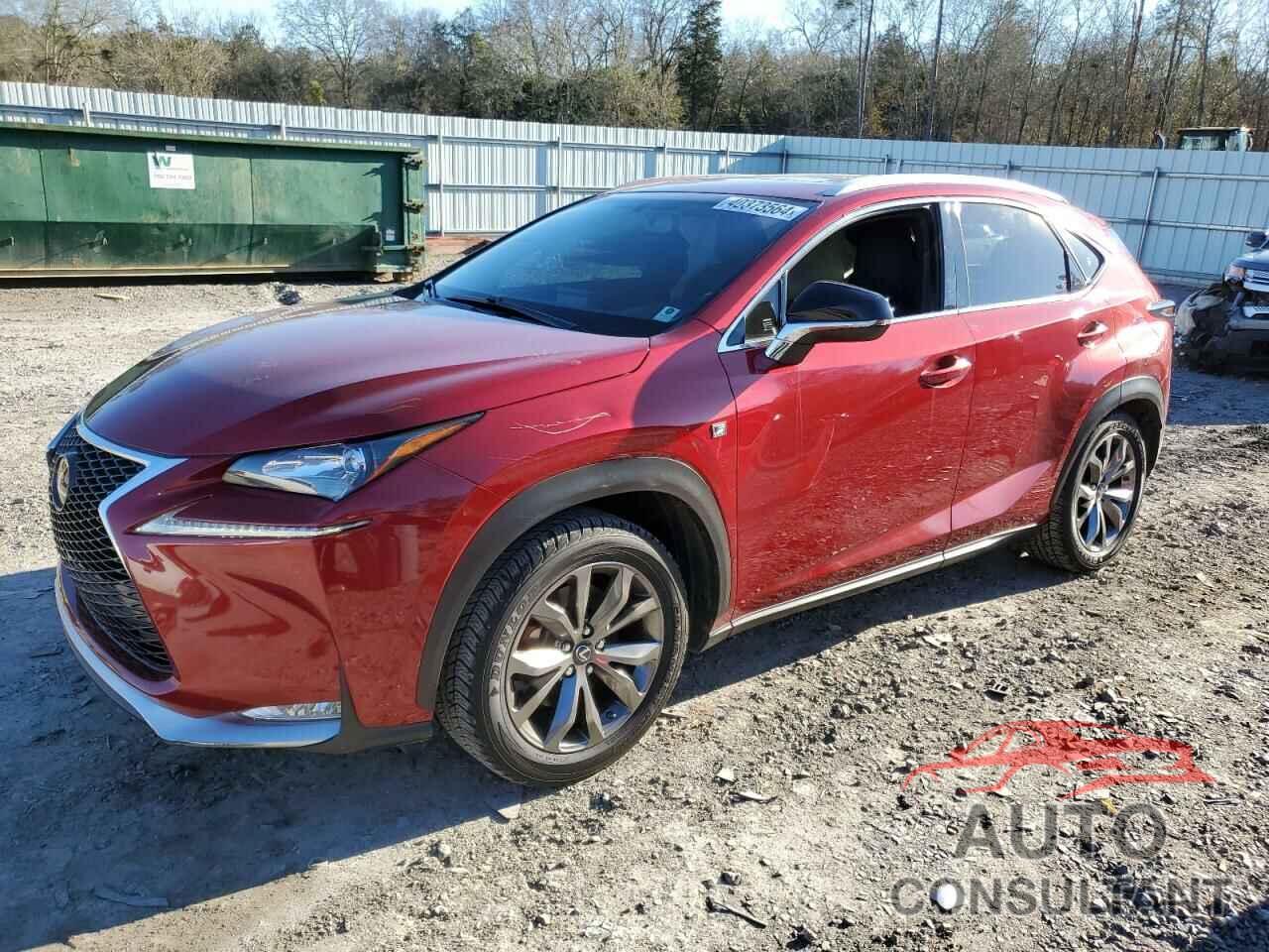 LEXUS NX 2016 - JTJYARBZ7G2027353