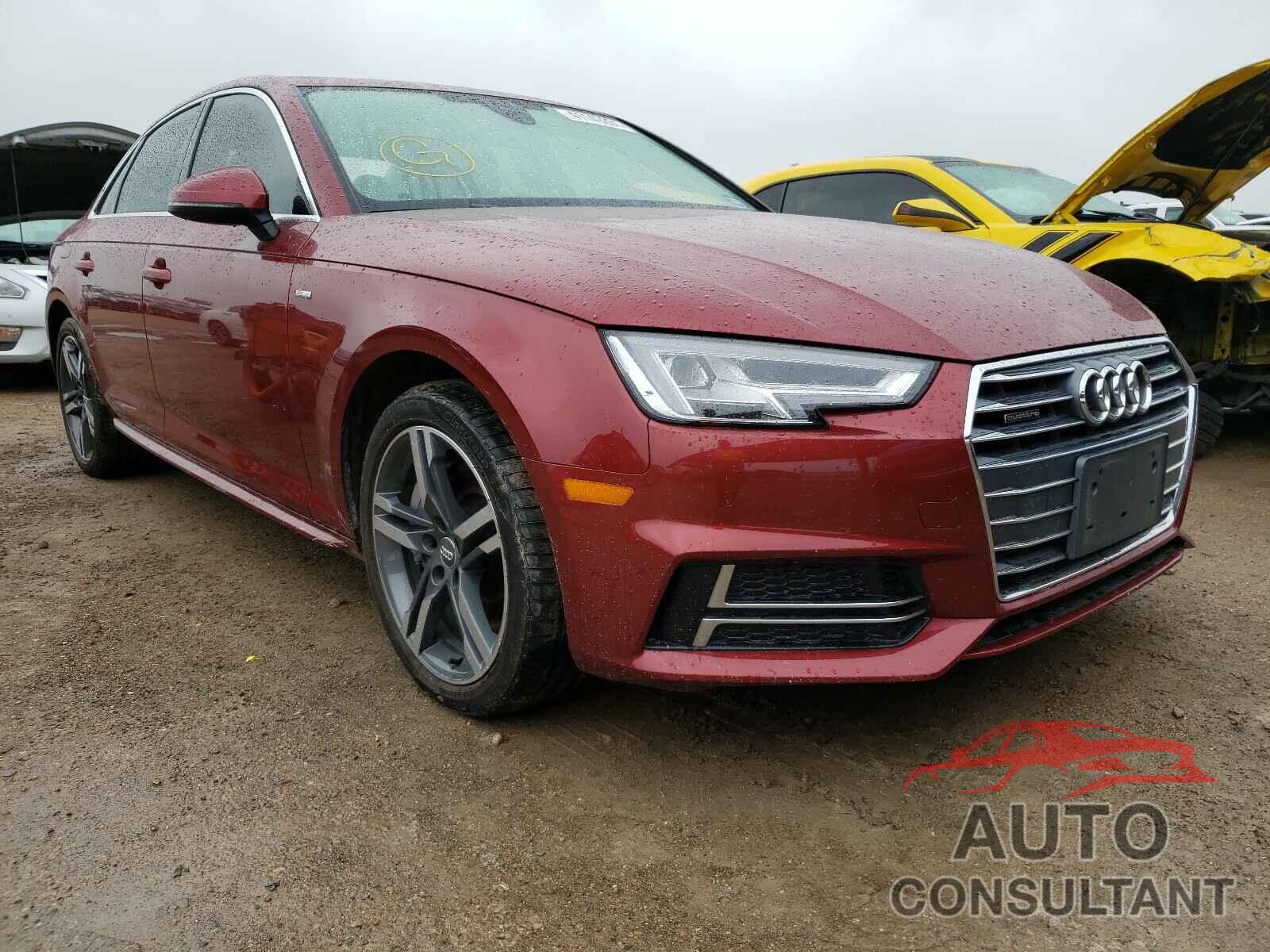 AUDI A4 2018 - WAUENAF49JA166680