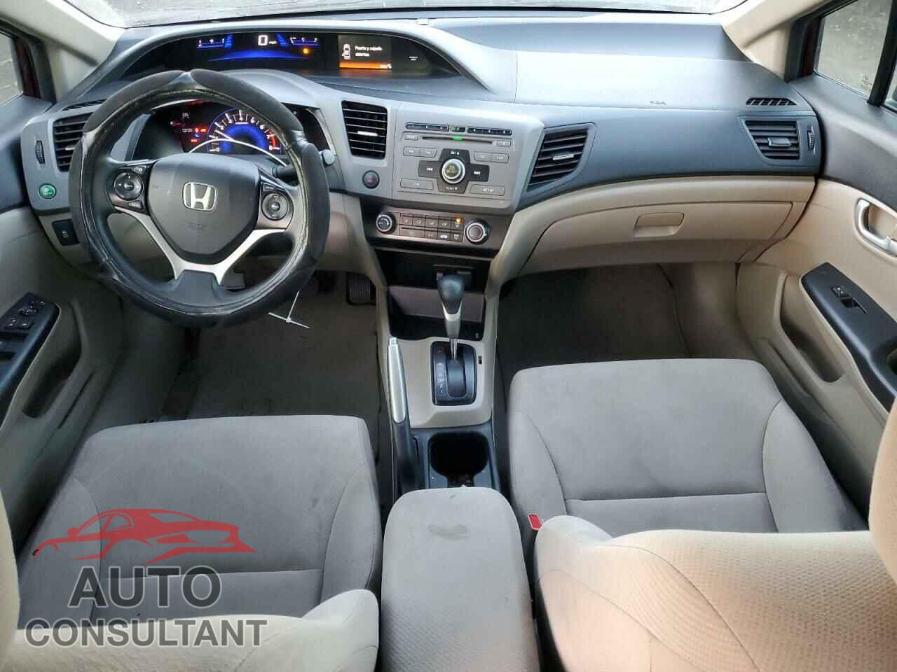 HONDA CIVIC 2012 - 19XFB2F59CE362357