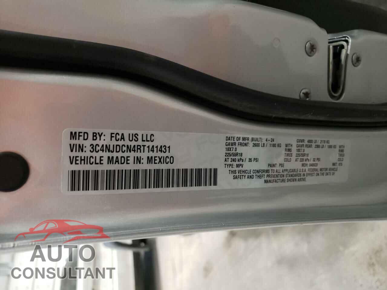 JEEP COMPASS 2024 - 3C4NJDCN4RT141431