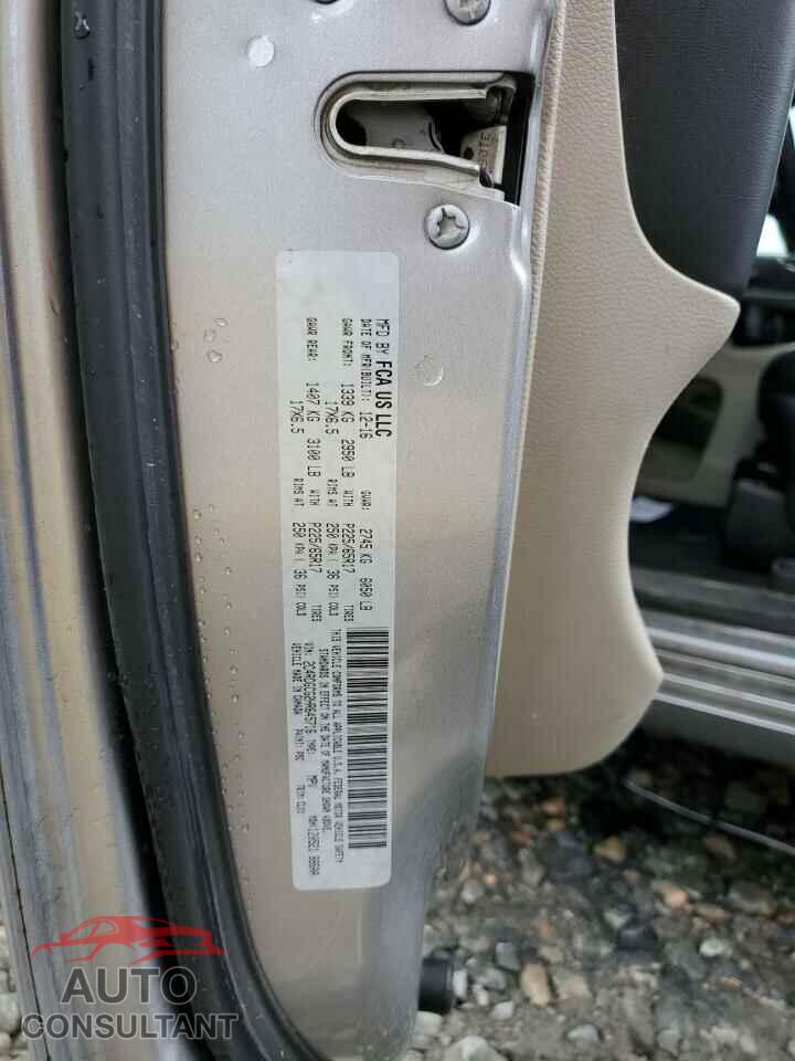 DODGE CARAVAN 2017 - 2C4RDGCG2HR645716