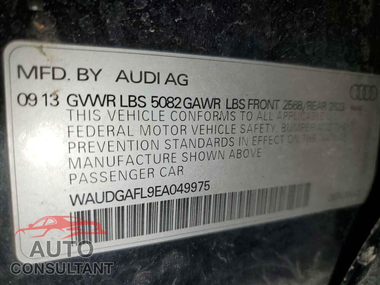 AUDI S4/RS4 2014 - WAUDGAFL9EA049975