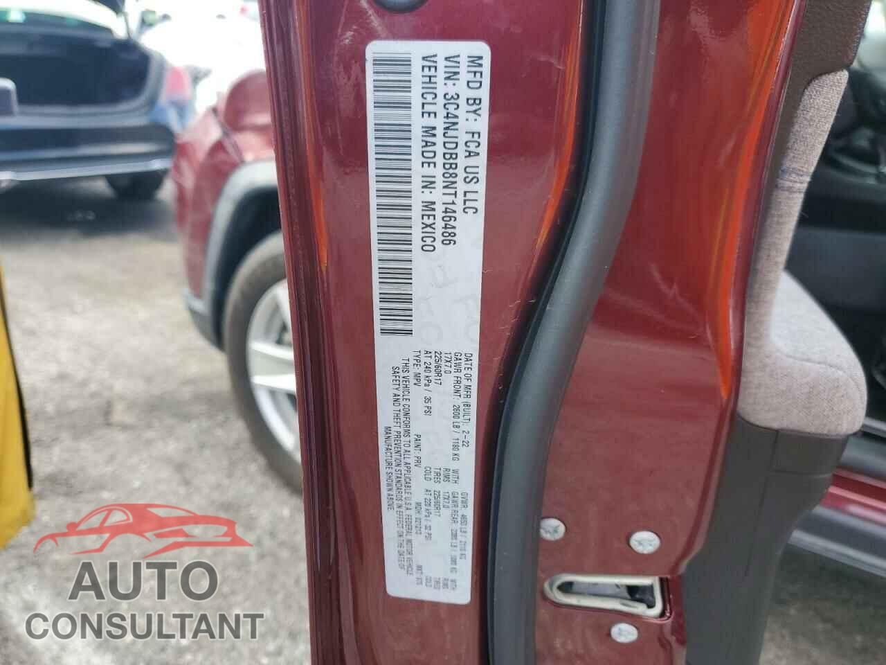 JEEP COMPASS 2022 - 3C4NJDBB8NT146486
