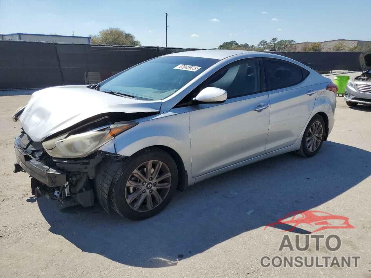 HYUNDAI ELANTRA 2014 - KMHDH4AE8EU165107