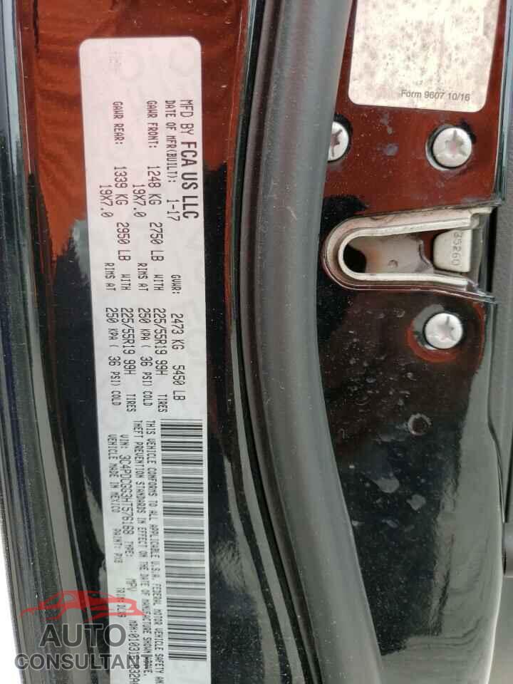 DODGE JOURNEY 2017 - 3C4PDCGG3HT576168