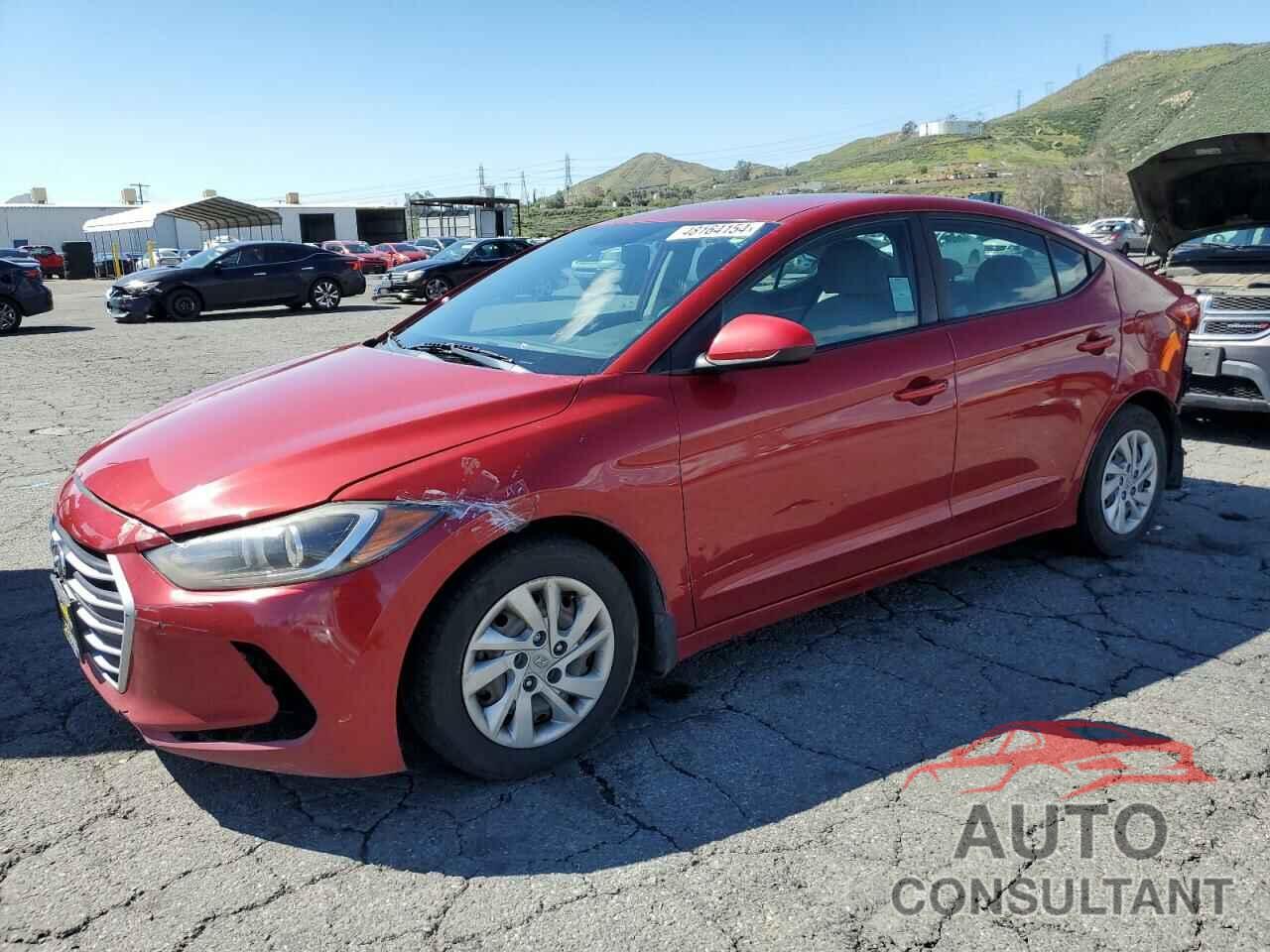 HYUNDAI ELANTRA 2017 - KMHD74LF7HU368910