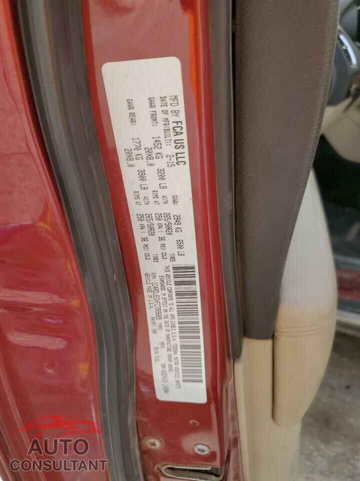 DODGE DURANGO 2015 - 1C4RDJEGXFC789689