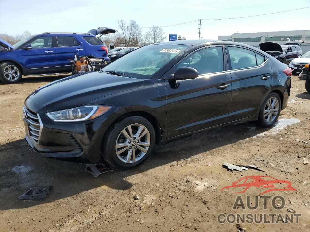 HYUNDAI ELANTRA 2018 - KMHD84LF8JU455489