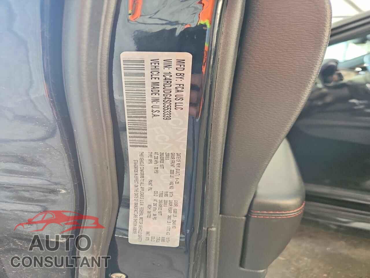 DODGE DURANGO 2025 - 1C4RDJDG4SC553339