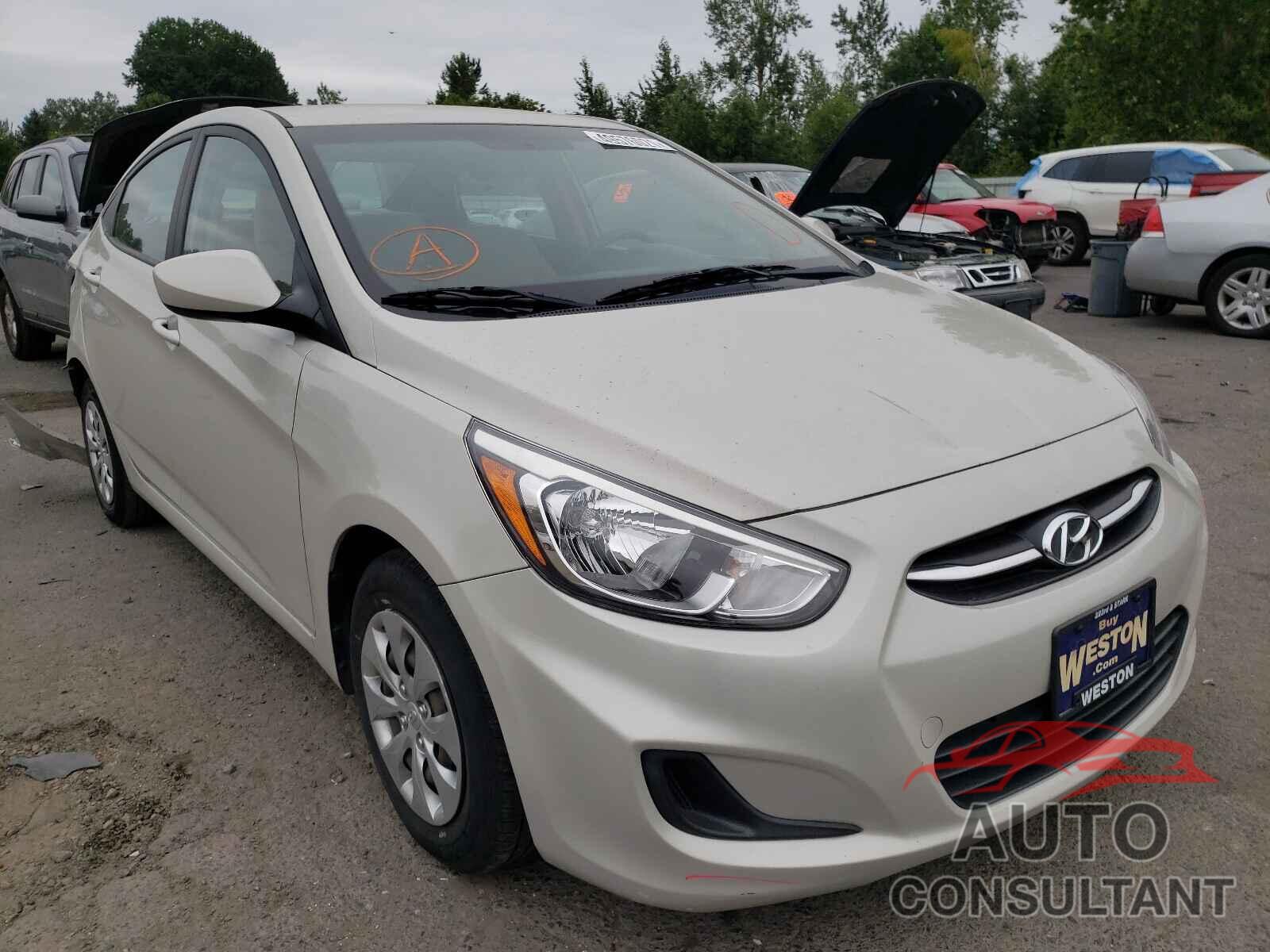 HYUNDAI ACCENT 2016 - KMHCT4AEXGU000916