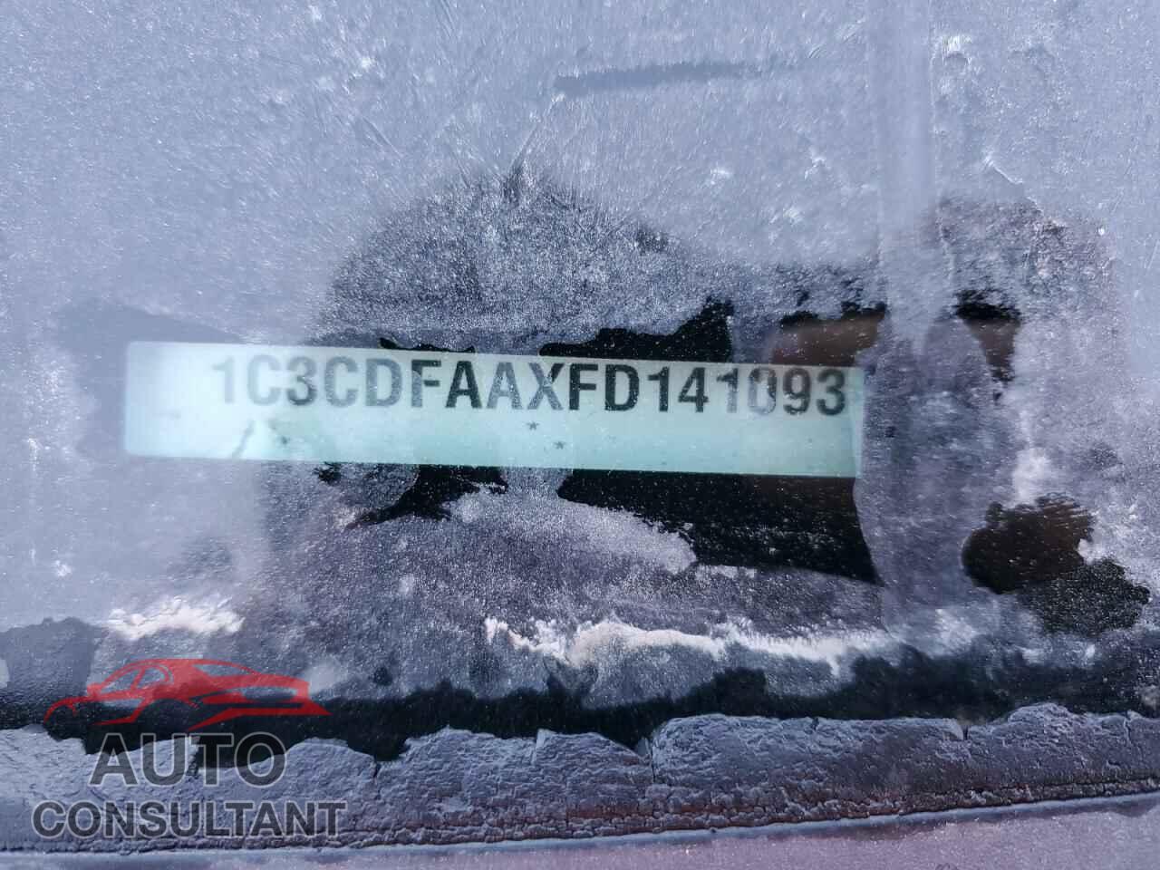 DODGE DART 2015 - 1C3CDFAAXFD141093
