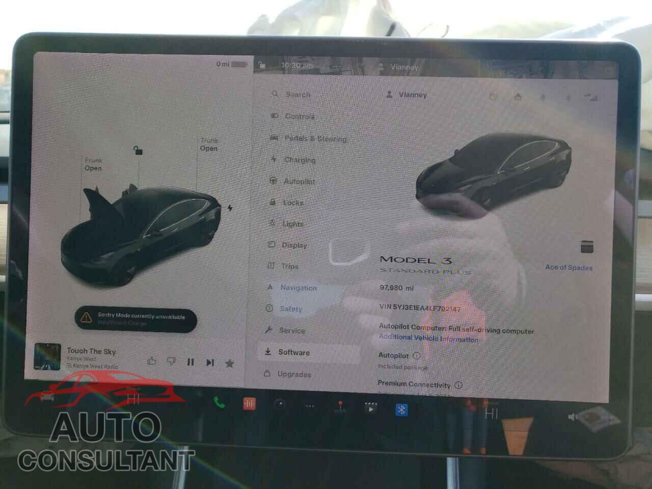 TESLA MODEL 3 2020 - 5YJ3E1EA4LF792147