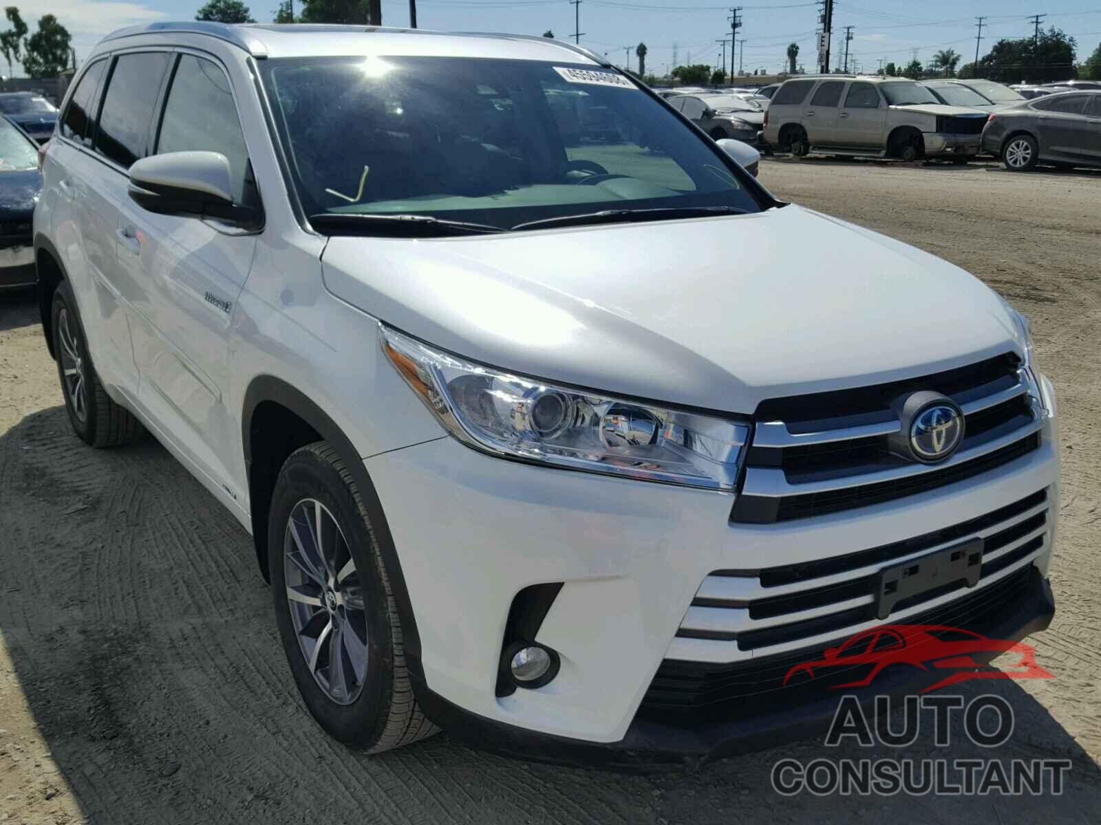 TOYOTA HIGHLANDER HYBRID 2017 - 5TDJGRFH4HS035828