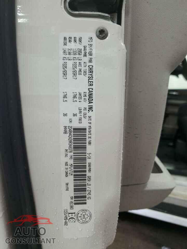 DODGE CARAVAN 2010 - 2D4RN4DX2AR340378