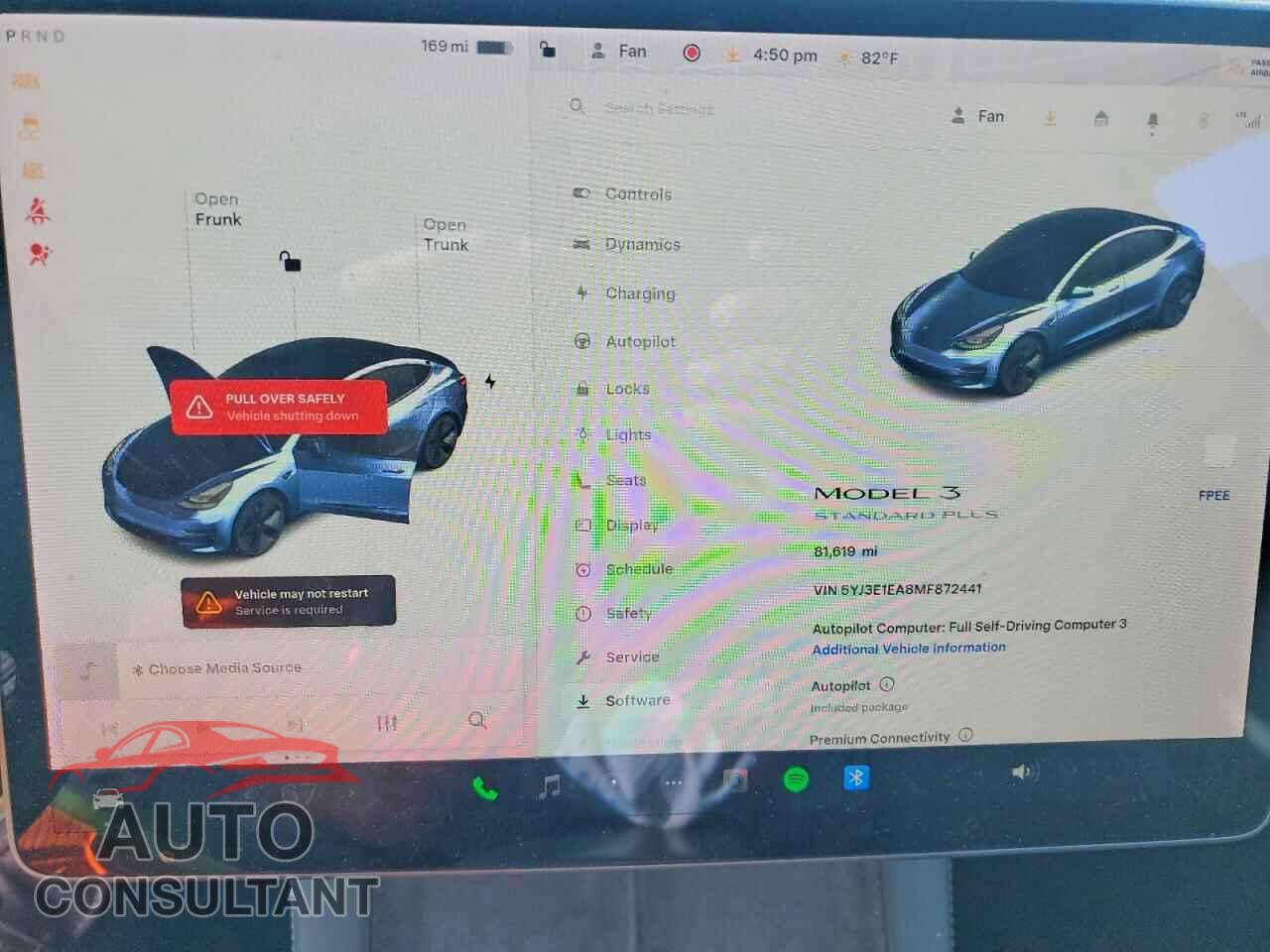 TESLA MODEL 3 2021 - 5YJ3E1EA8MF872441