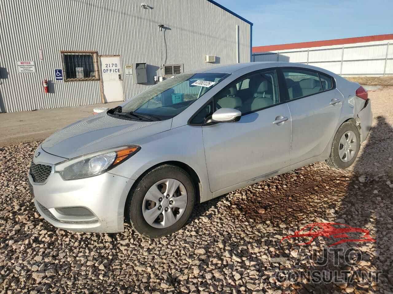 KIA FORTE 2016 - KNAFK4A60G5555197