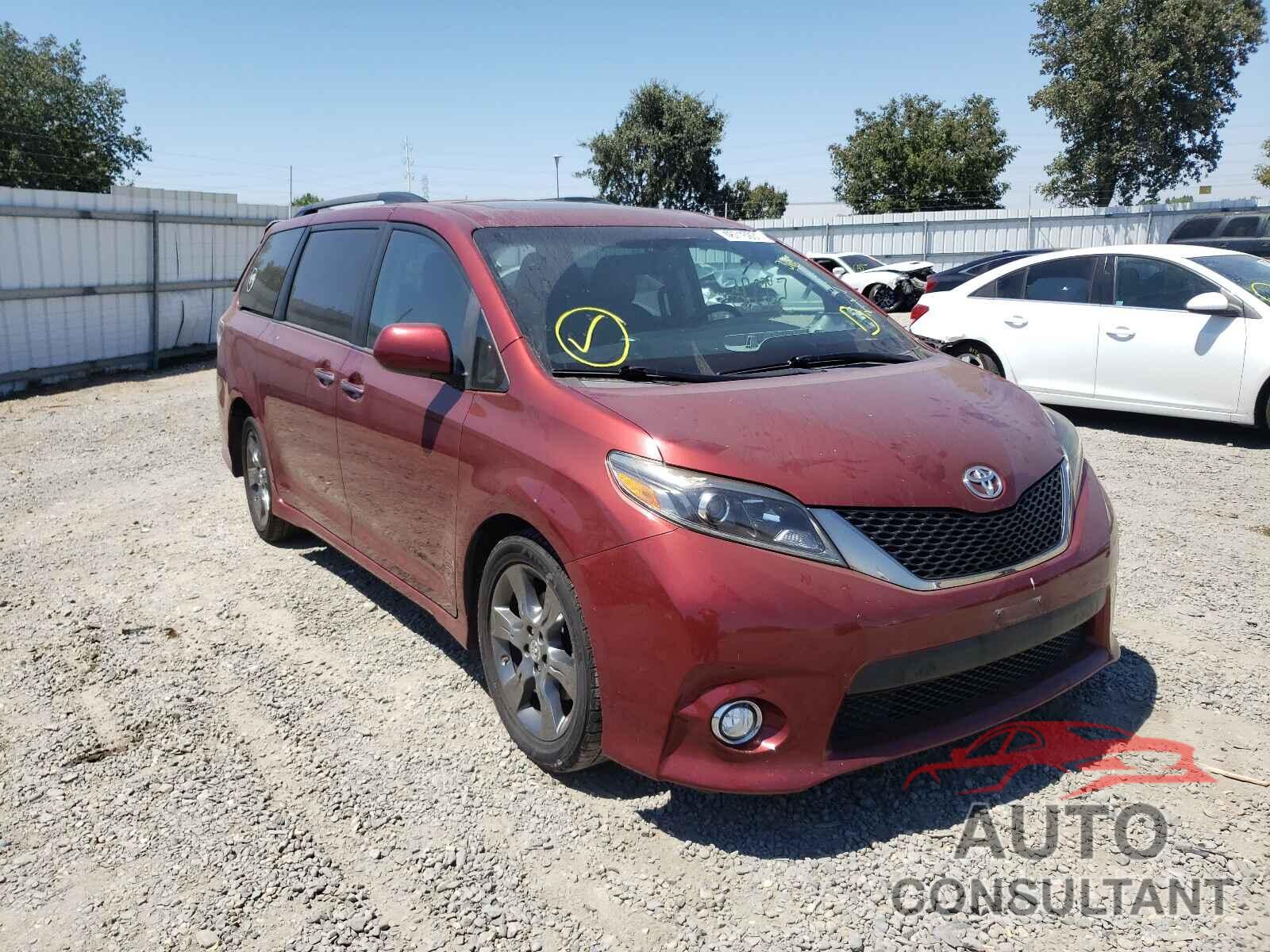 TOYOTA SIENNA 2016 - 5TDXK3DC8GS746461