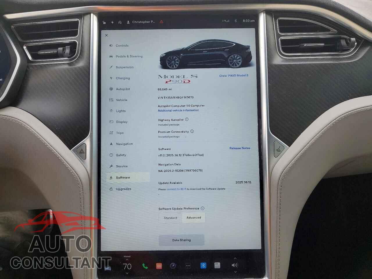 TESLA MODEL S 2016 - 5YJSA1E48GF143670