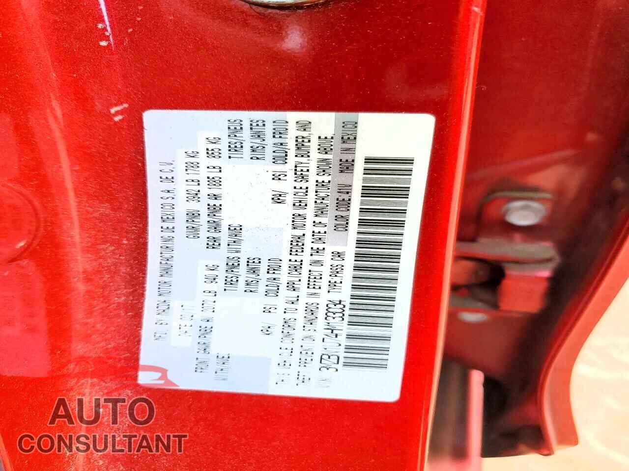 MAZDA 3 2017 - 3MZBN1U74HM133034