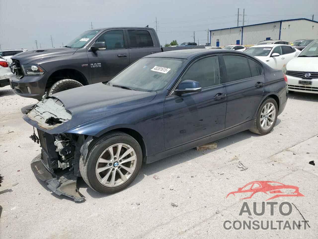BMW 3 SERIES 2017 - WBA8E1G58HNU13548