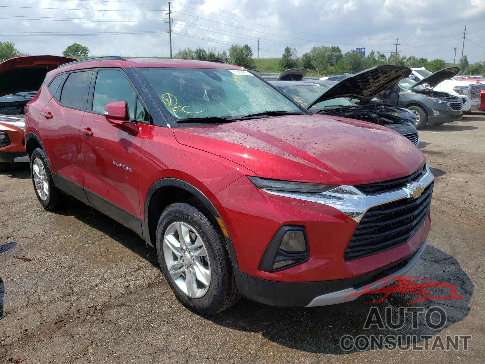 CHEVROLET BLAZER 2021 - 3GNKBCRS1MS510940