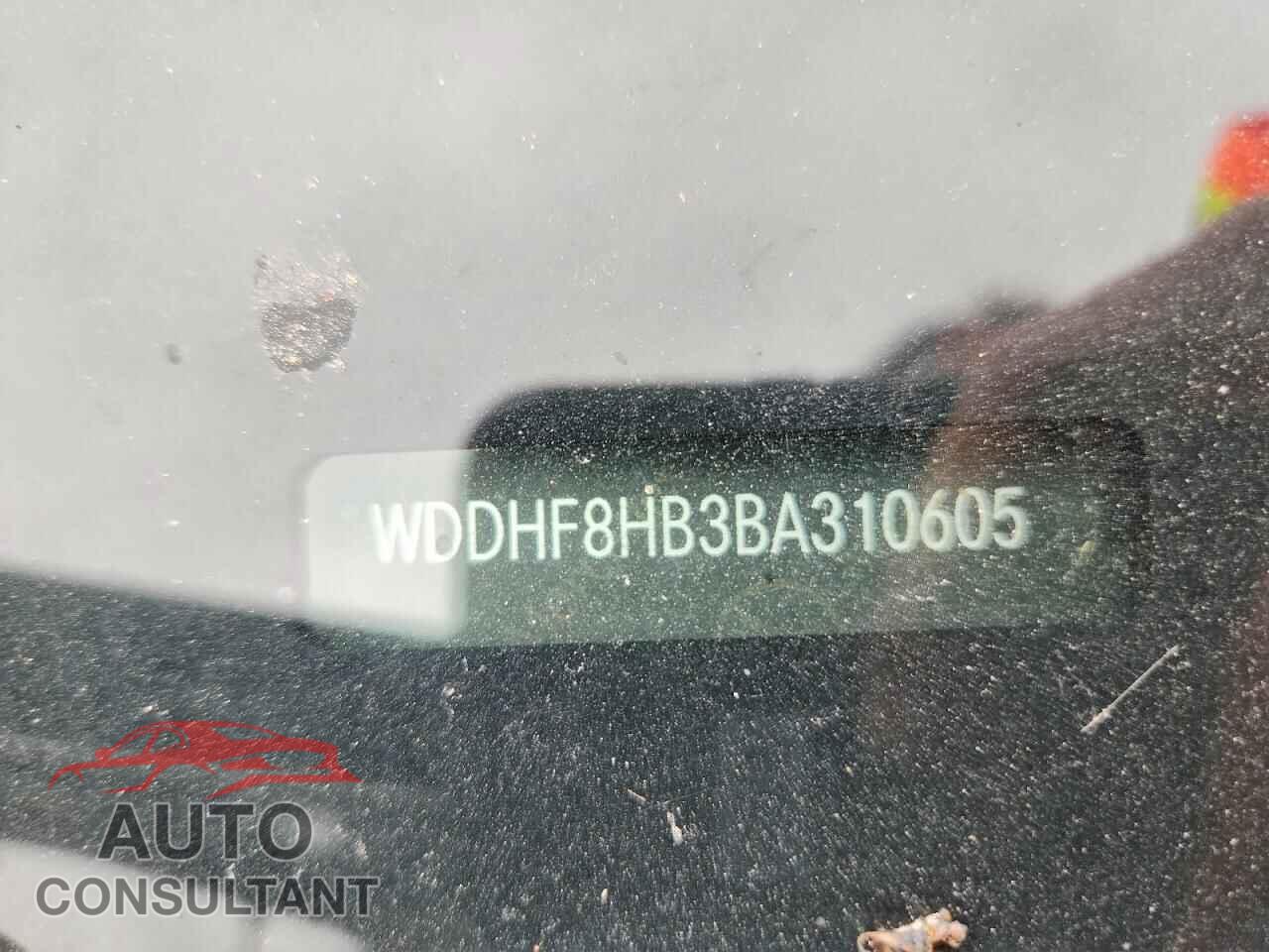MERCEDES-BENZ E-CLASS 2011 - WDDHF8HB3BA310605