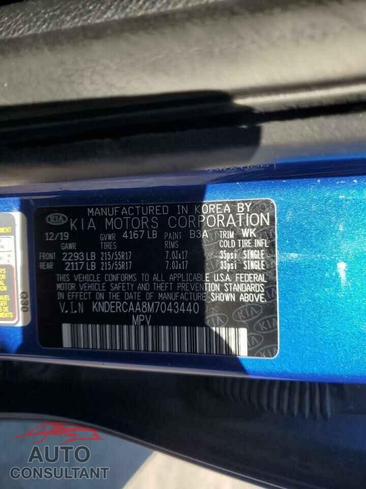 KIA SELTOS 2021 - KNDERCAA8M7043440