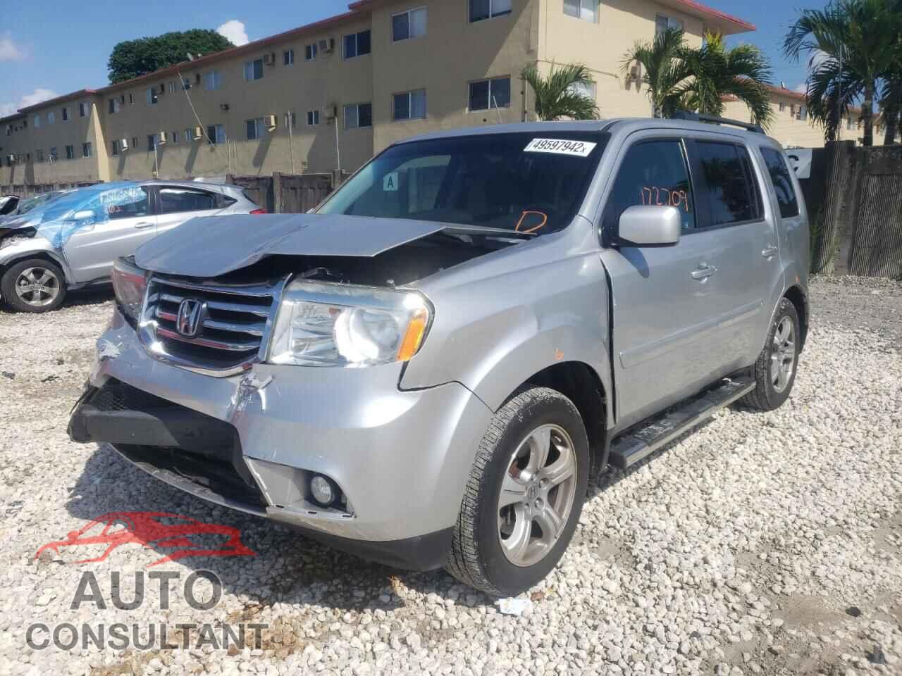 HONDA PILOT 2012 - 5FNYF3H61CB032179