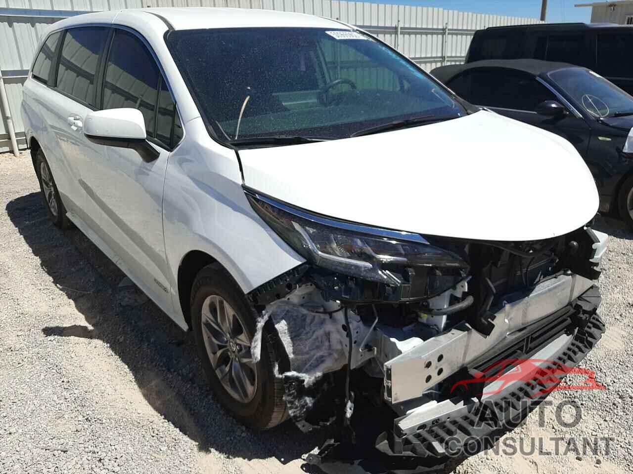 TOYOTA SIENNA 2021 - 5TDKRKEC1MS017700