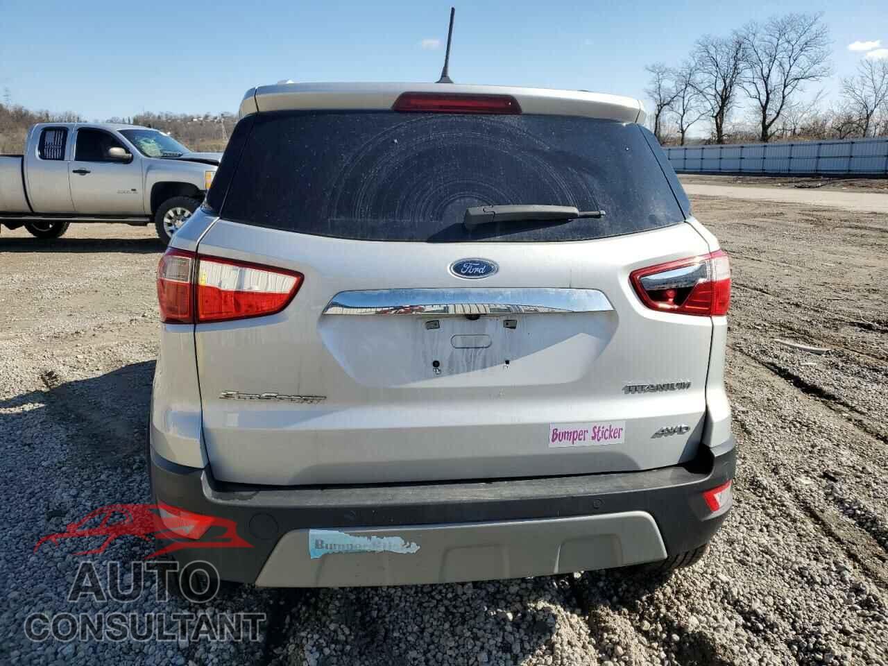 FORD ECOSPORT 2019 - MAJ6S3KL4KC306901
