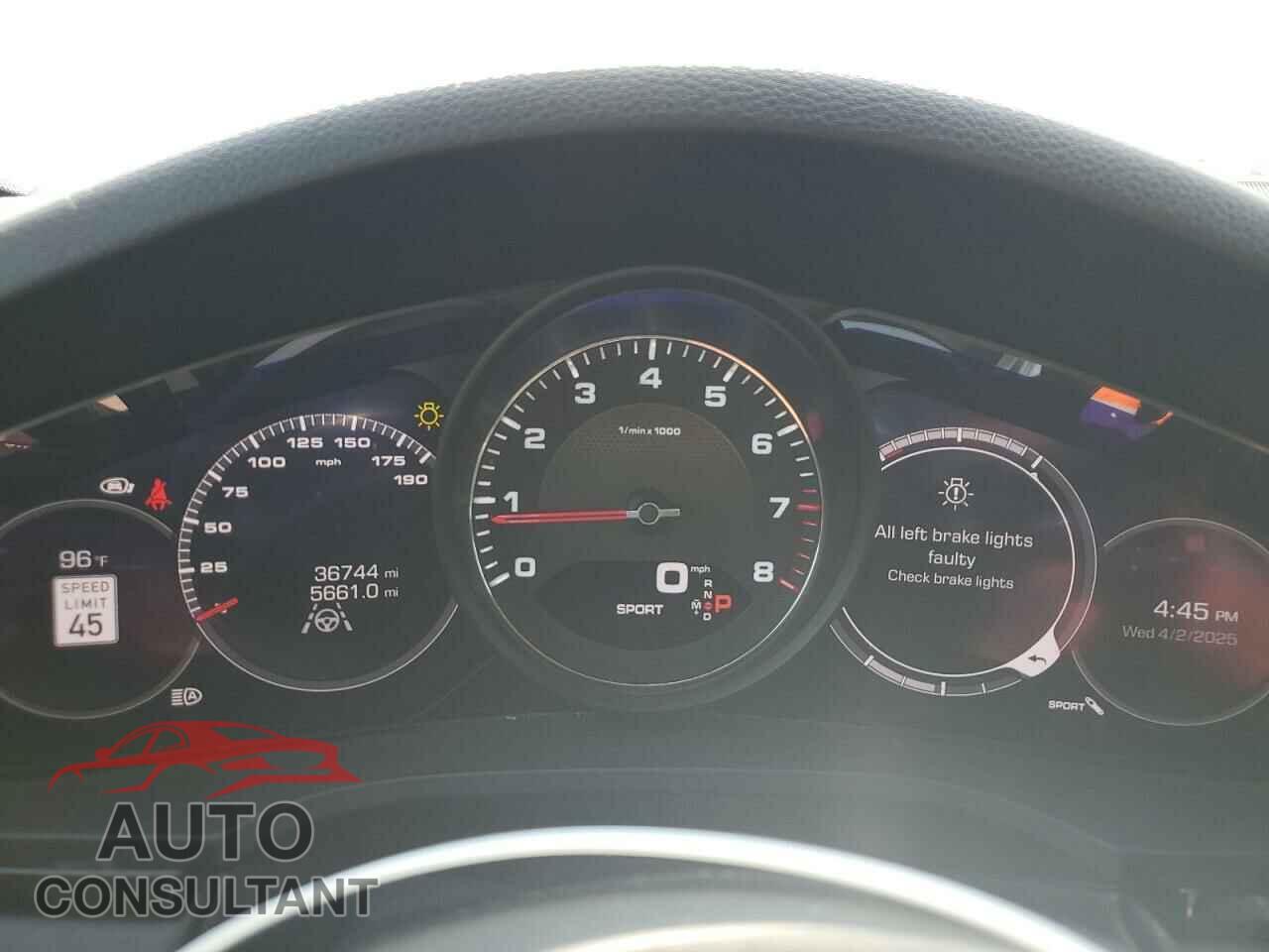 PORSCHE CAYENNE 2021 - WP1AB2AY2MDA28099