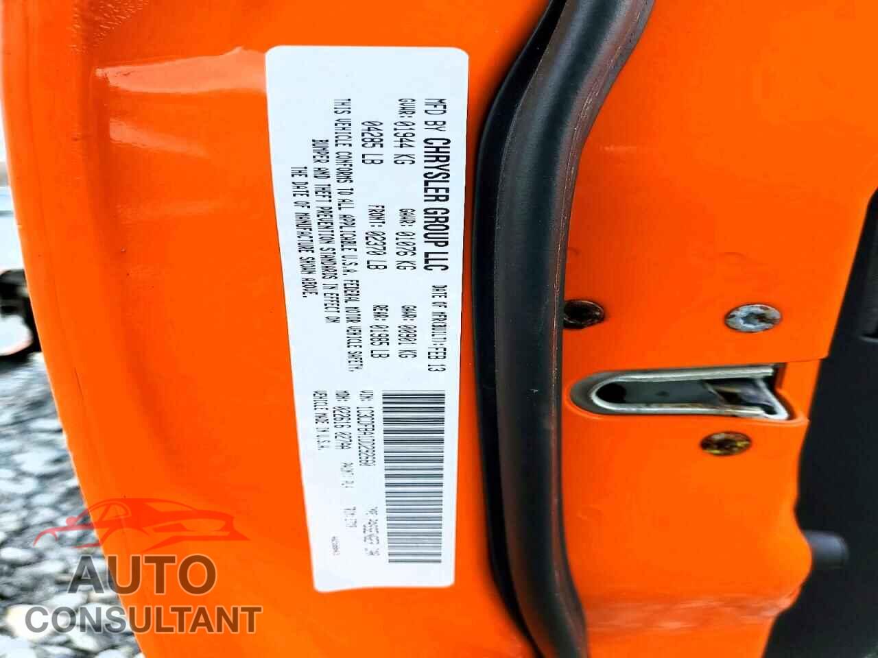 DODGE DART 2013 - 1C3CDFBA1DD292660