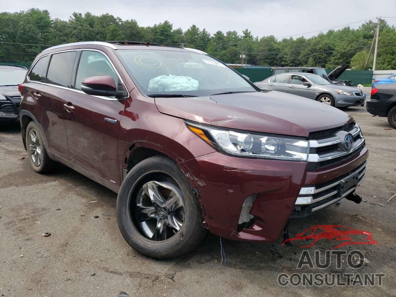 TOYOTA HIGHLANDER 2019 - 5TDDGRFH0KS075506