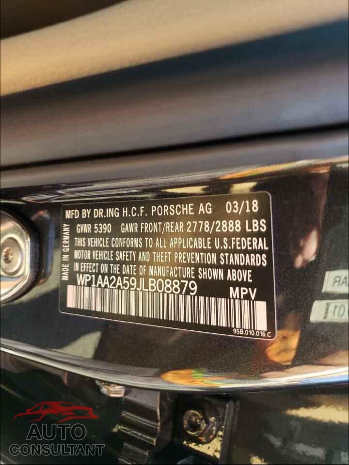 PORSCHE MACAN 2018 - WP1AA2A59JLB08879