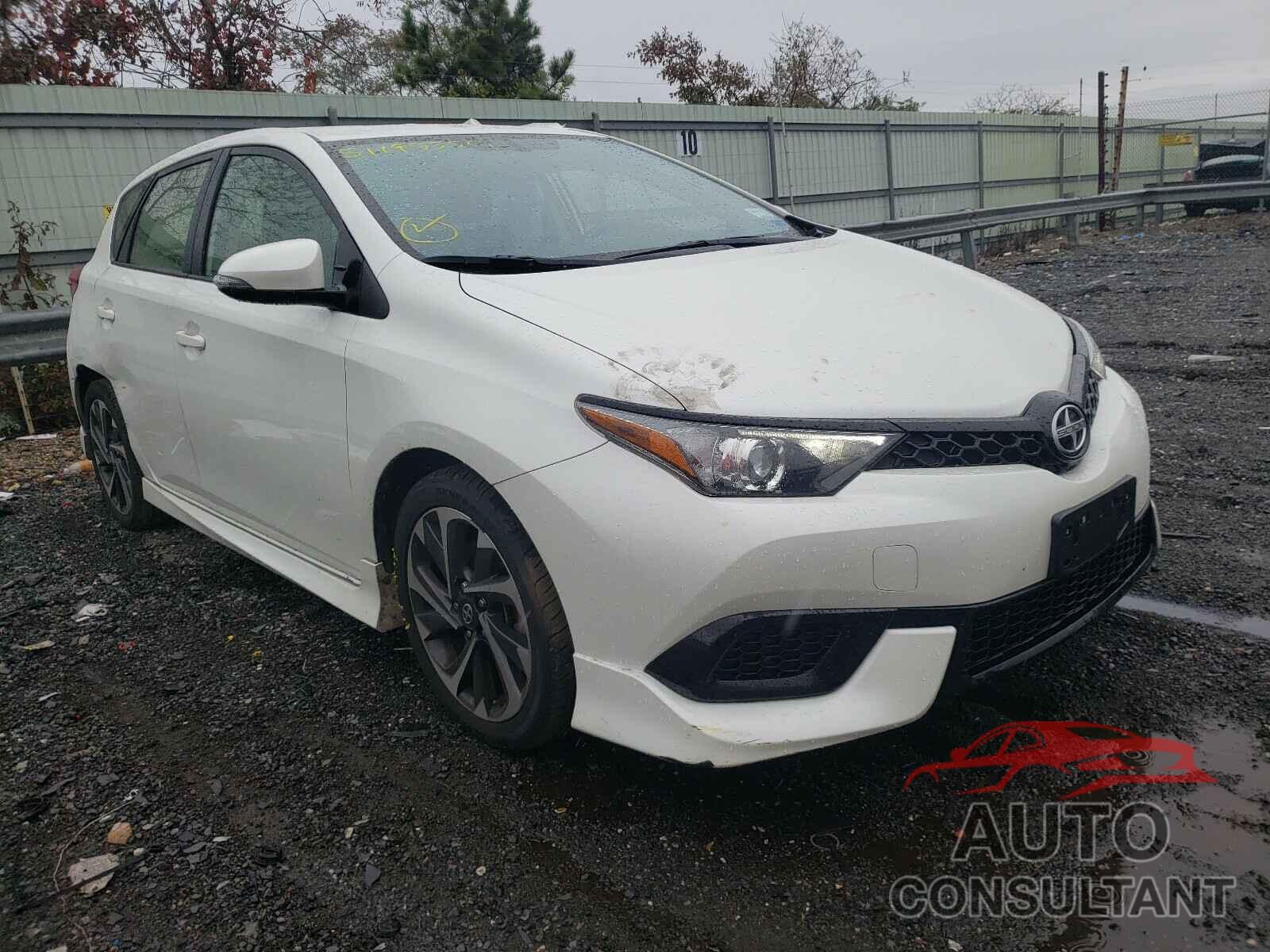 TOYOTA SCION 2016 - JTNKARJE0GJ511406