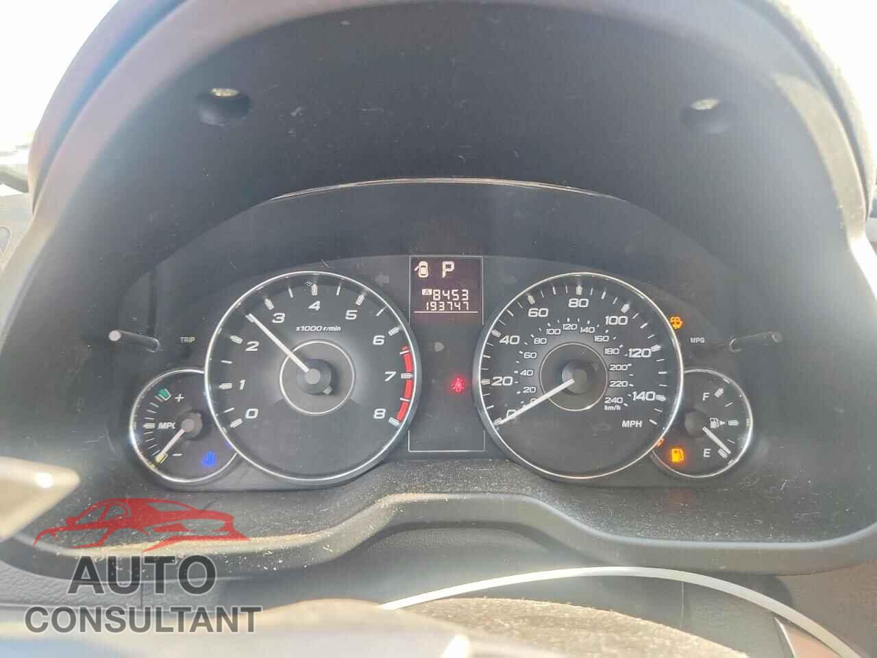 SUBARU OUTBACK 2012 - 4S4BRBGC8C3229471