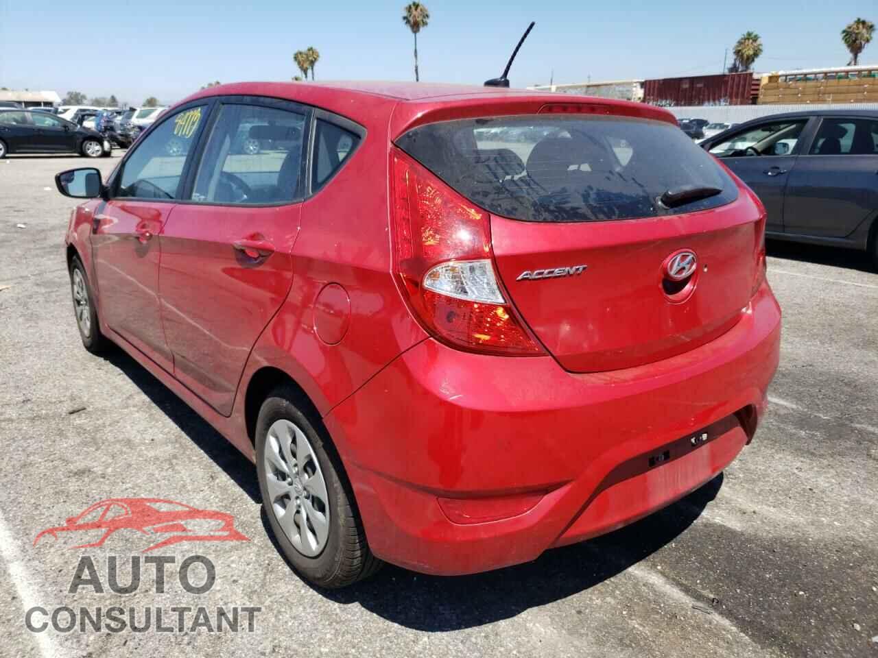 HYUNDAI ACCENT 2016 - KMHCT5AE9GU242571