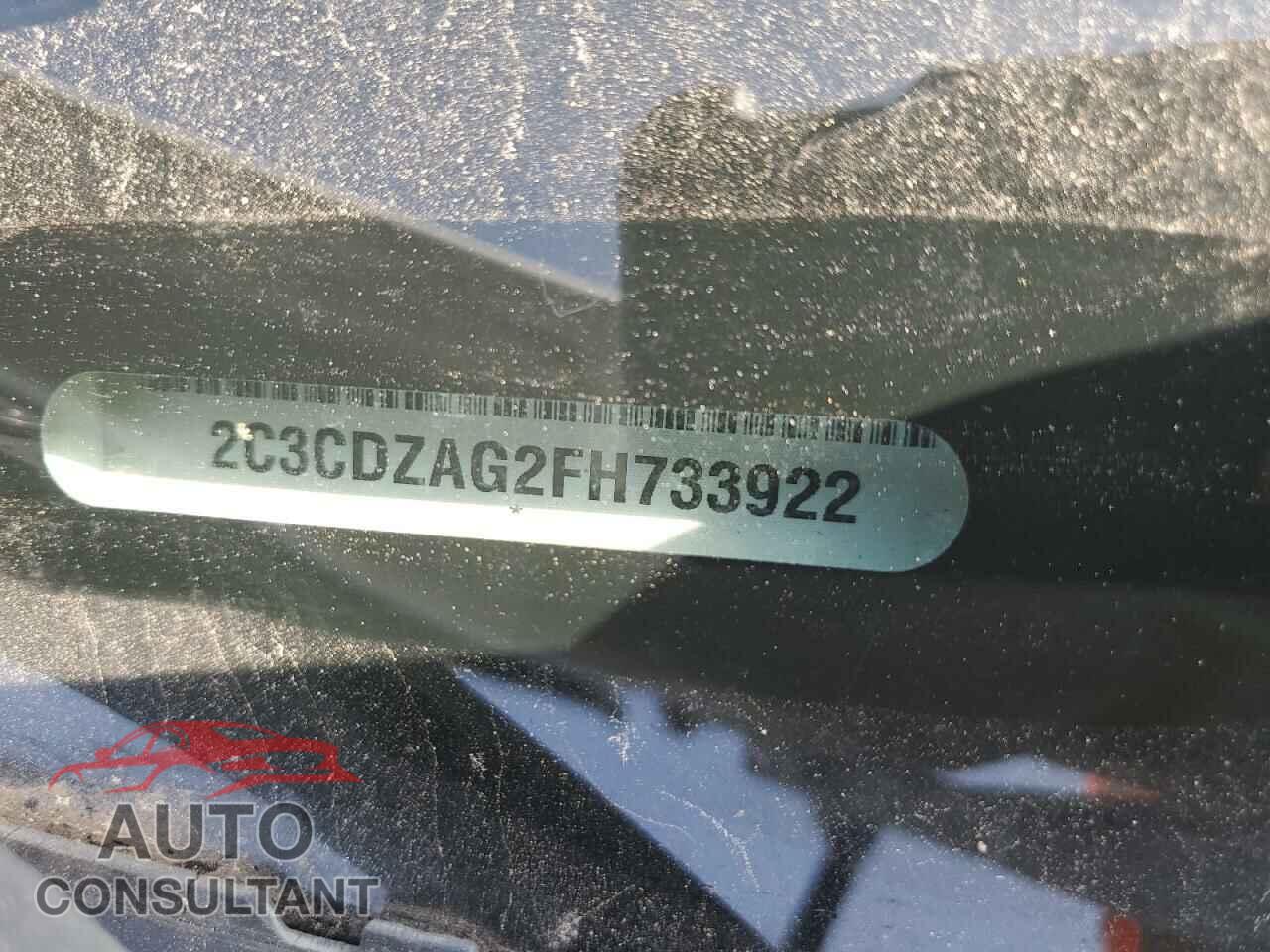 DODGE CHALLENGER 2015 - 2C3CDZAG2FH733922