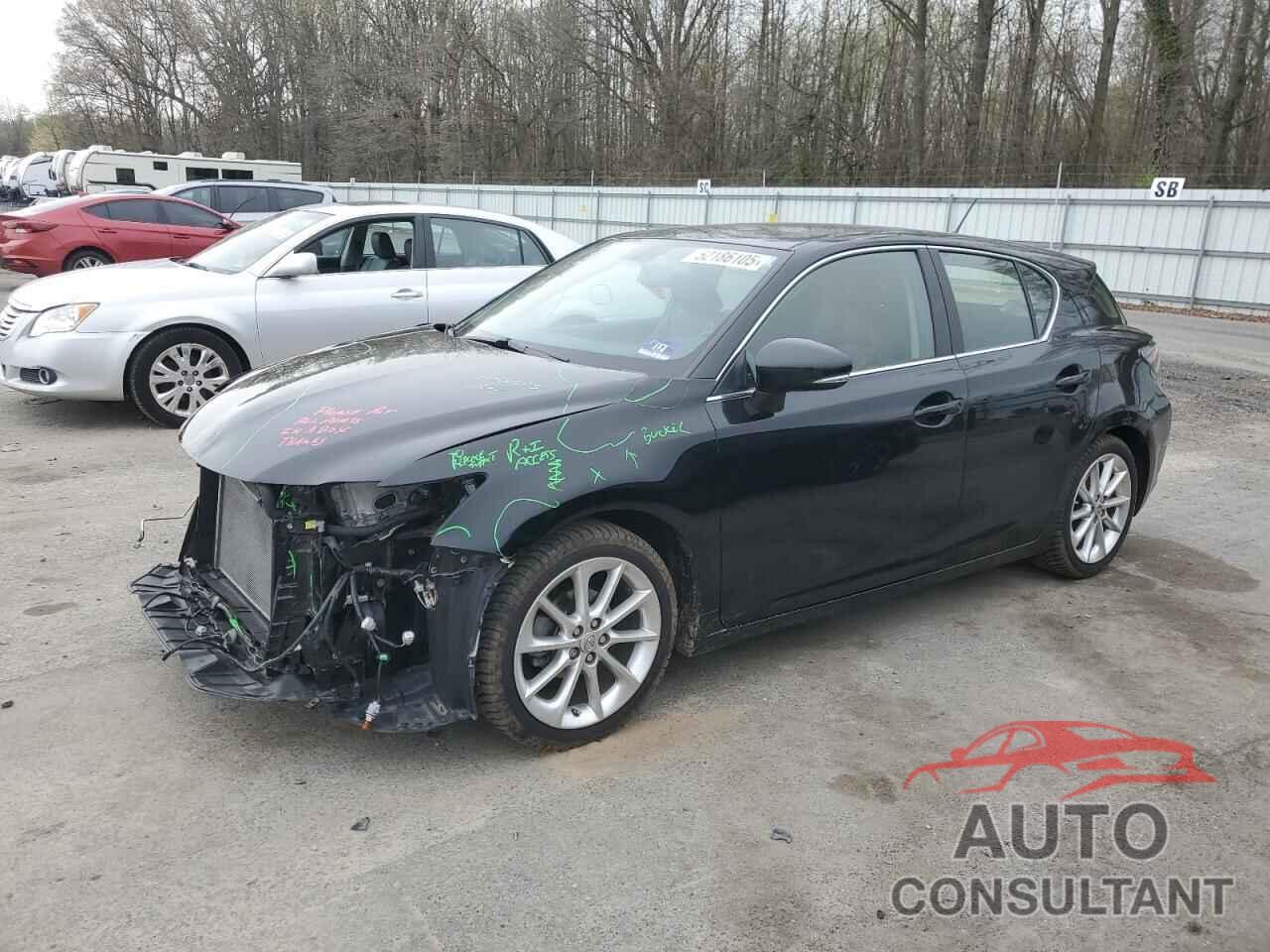 LEXUS CT 200 2012 - JTHKD5BH2C2062889