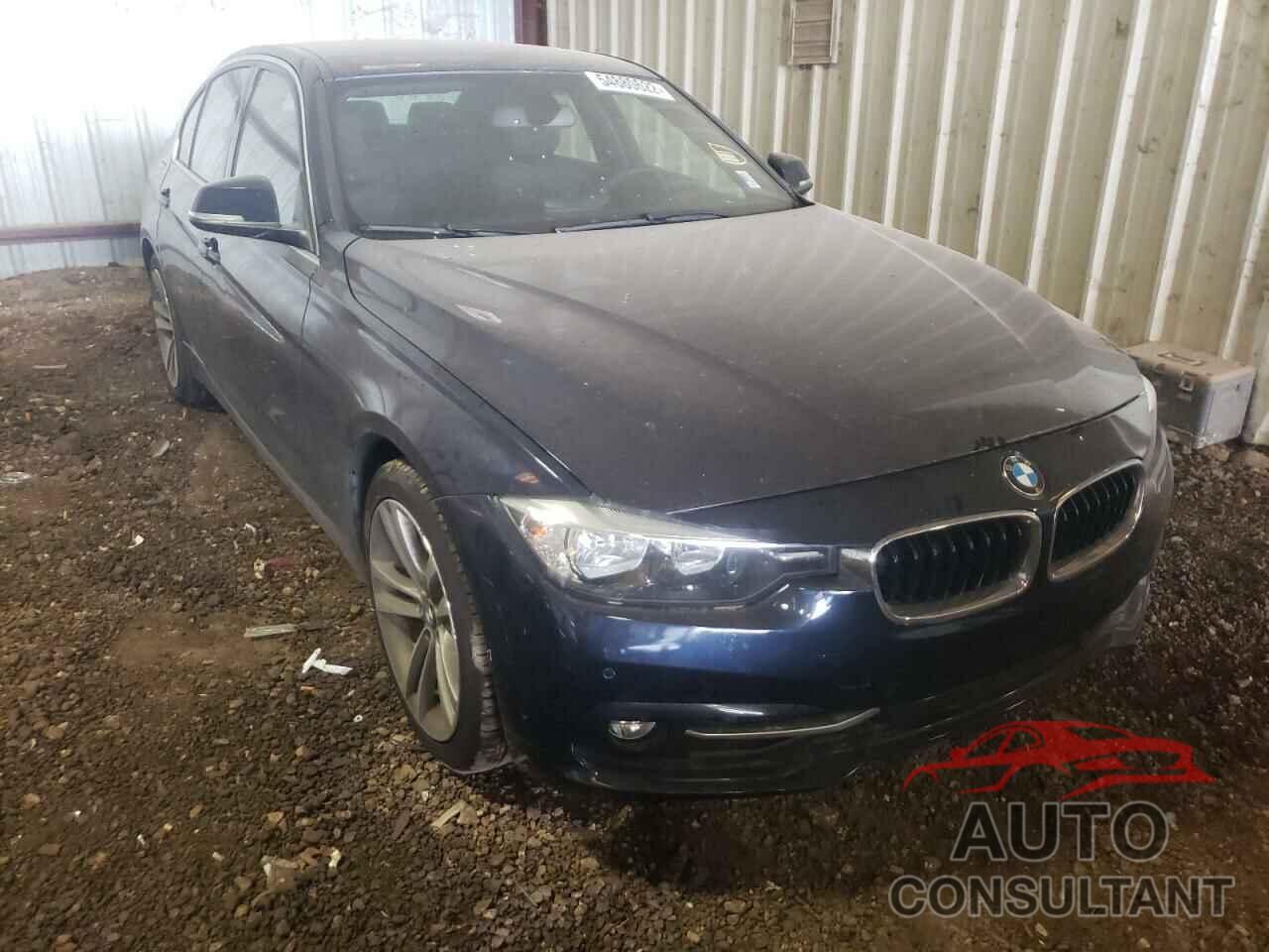 BMW 3 SERIES 2017 - WBA8B9G39HNU54275
