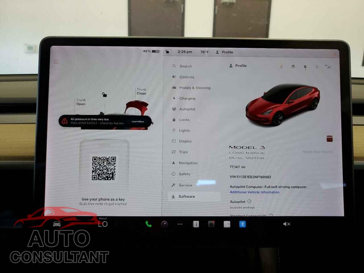 TESLA MODEL 3 2022 - 5YJ3E1EB3NF190982