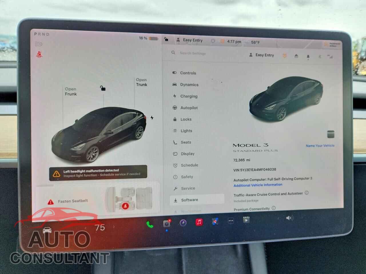 TESLA MODEL 3 2021 - 5YJ3E1EA4MF046038