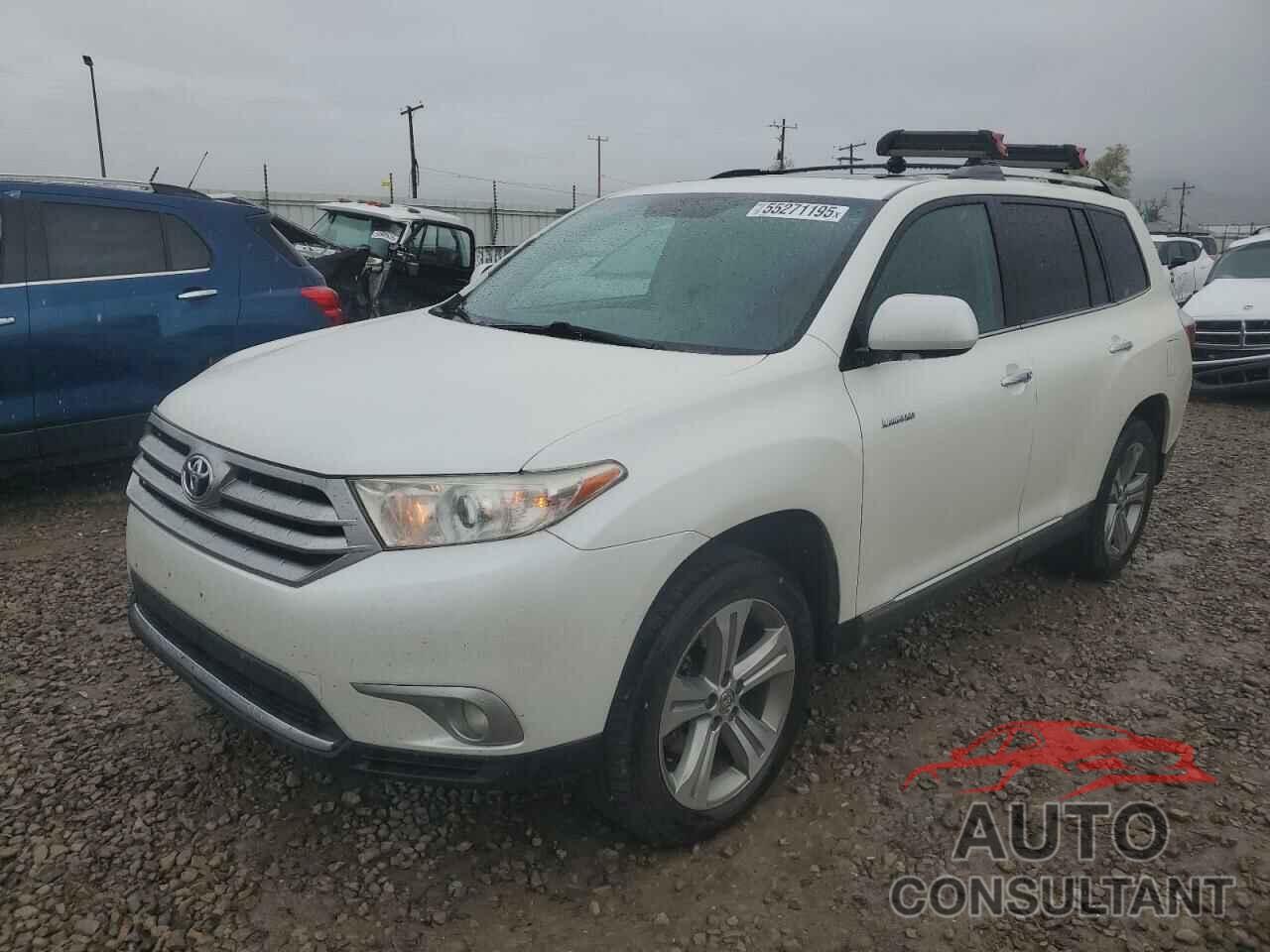 TOYOTA HIGHLANDER 2013 - 5TDDK3EH2DS259524