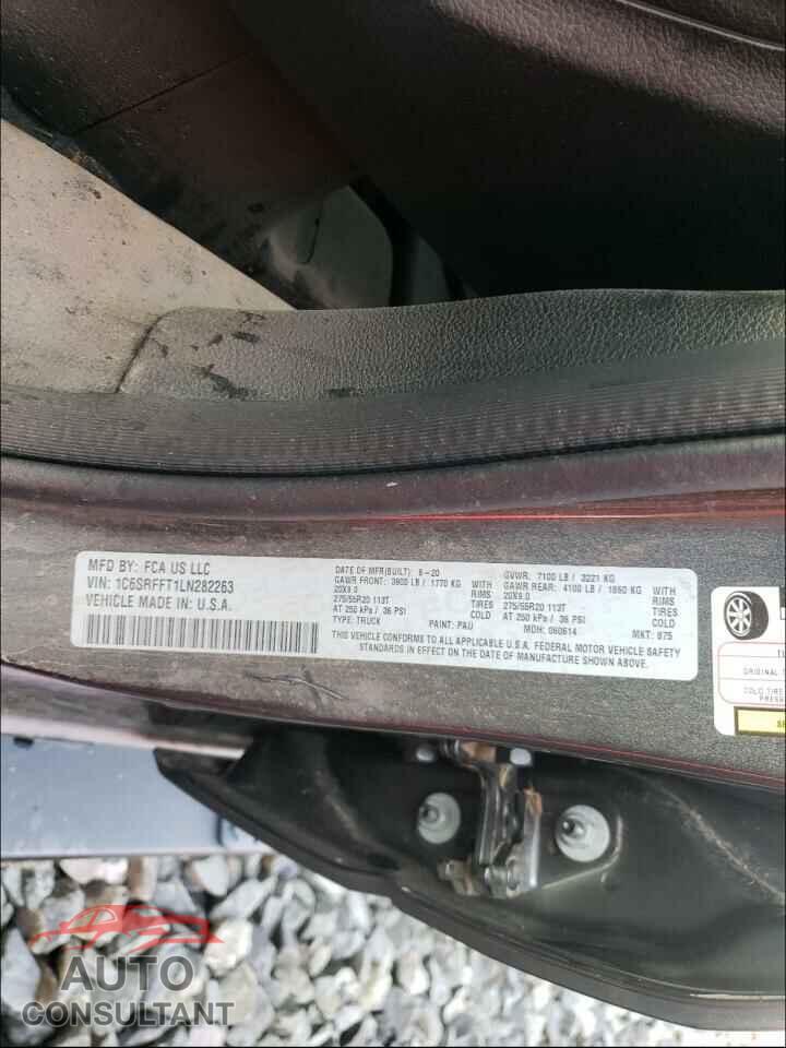 RAM 1500 2020 - 1C6SRFFT1LN282263